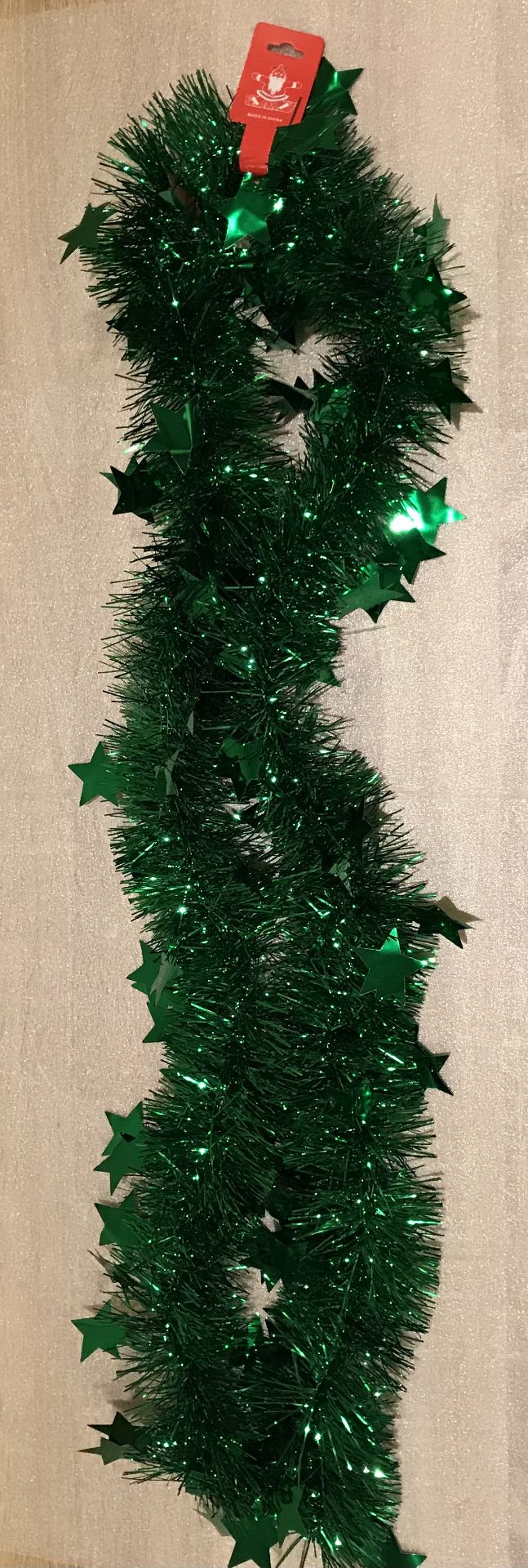 500 X Tinsel With Stars 1.8M Long 5 Colours Gold, Silver, Red, Blue, Green - Image 2 of 6
