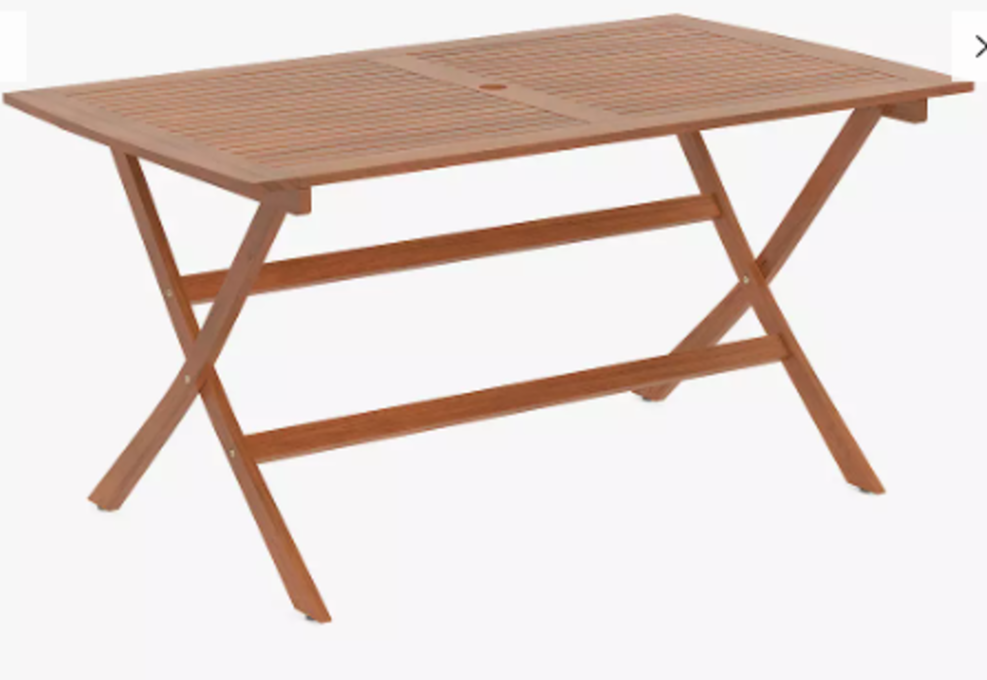 John Lewis & Partners 6-Seater Folding Garden Dining Table, FSC-Certified (Eucalyptus Wood)