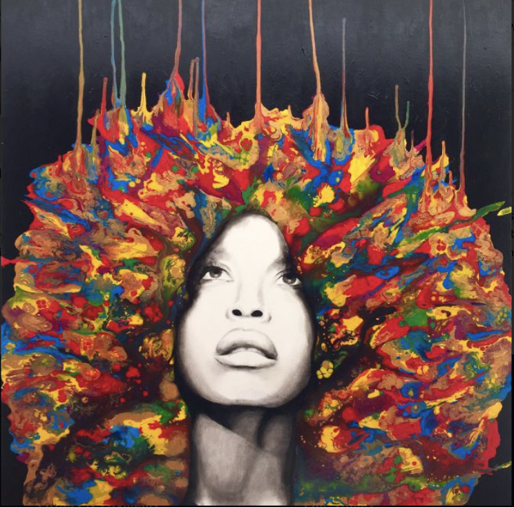 Erykah Badu LIMITED EDITION PRINTS OF 25 by Kris Cieslak 48 cm x 48 cm - Image 5 of 5