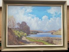 William Douglas Macleod signed pastel Loch Avich Scottish Highlands