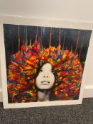 Erykah Badu LIMITED EDITION PRINTS OF 25 by Kris Cieslak 48 cm x 48 cm