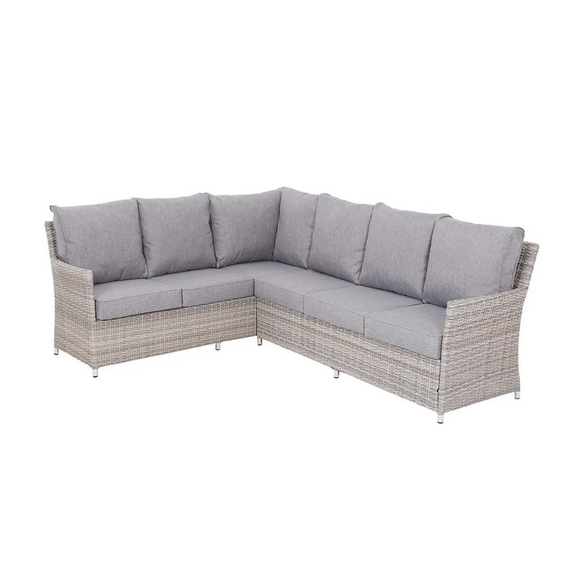 (1/P) RRP £1300. Hartington Florence Collection Rattan Corner Sofa Set. Powder Coated Aluminium F... - Image 4 of 16