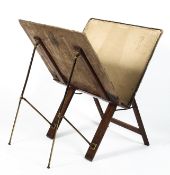 A Late 19th Century Mahogany And Brass Folding Folio Stand