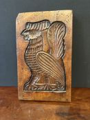 C18th Fruitwood Gingerbread Mould of a Rooster
