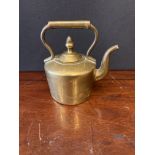 C19th Novelty Miniature Paperweight of a Brass Kettle