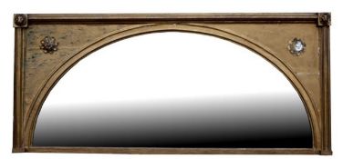 C19th Overmantel Mirror