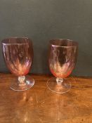 A Pair of Cranberry Glasses
