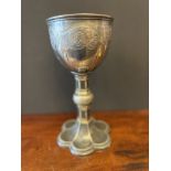 C19th Silver Plated Chalice