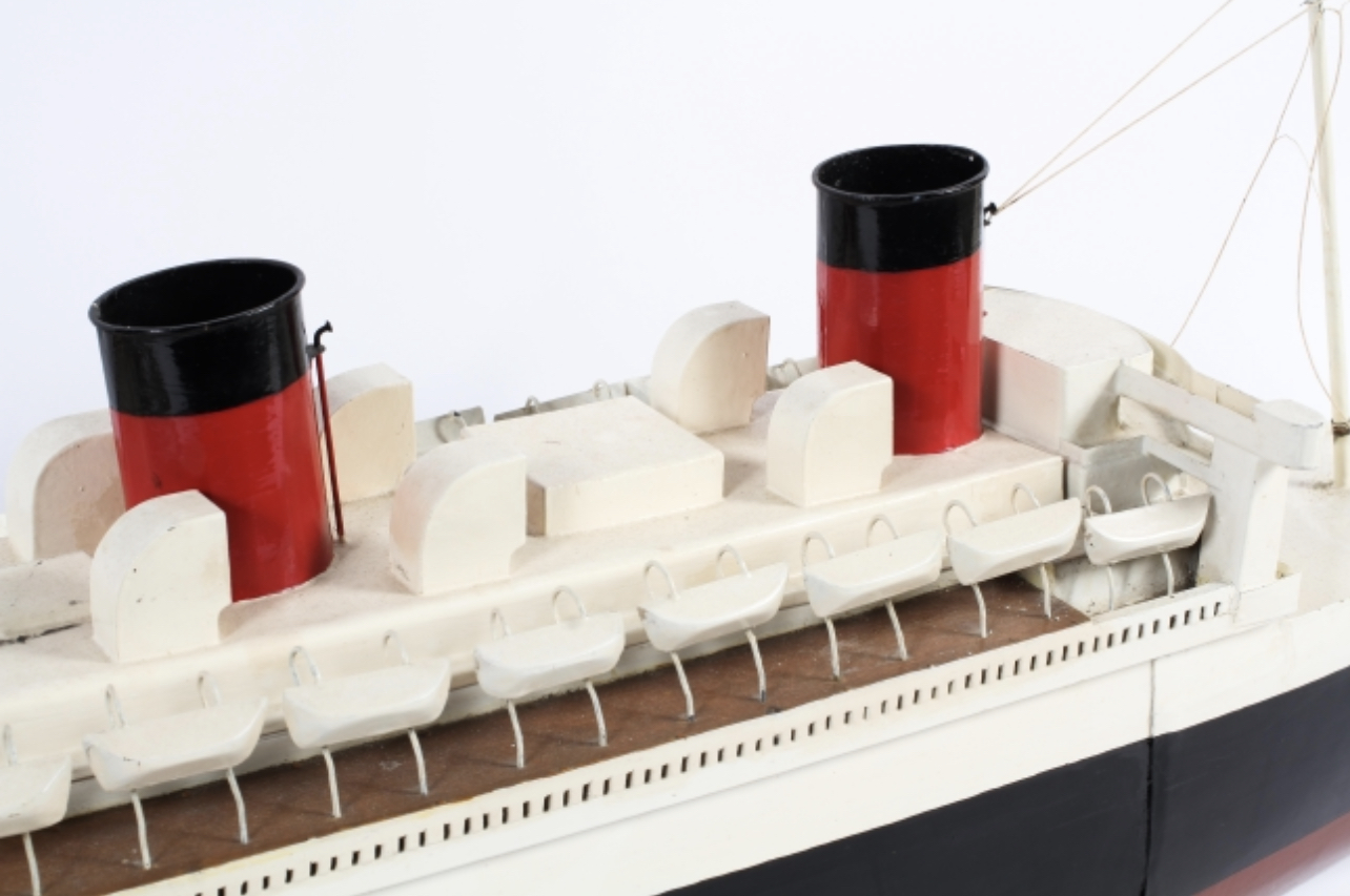 Large Model of the Queen Mary Made From Luncheon Meat Cans - Image 2 of 7