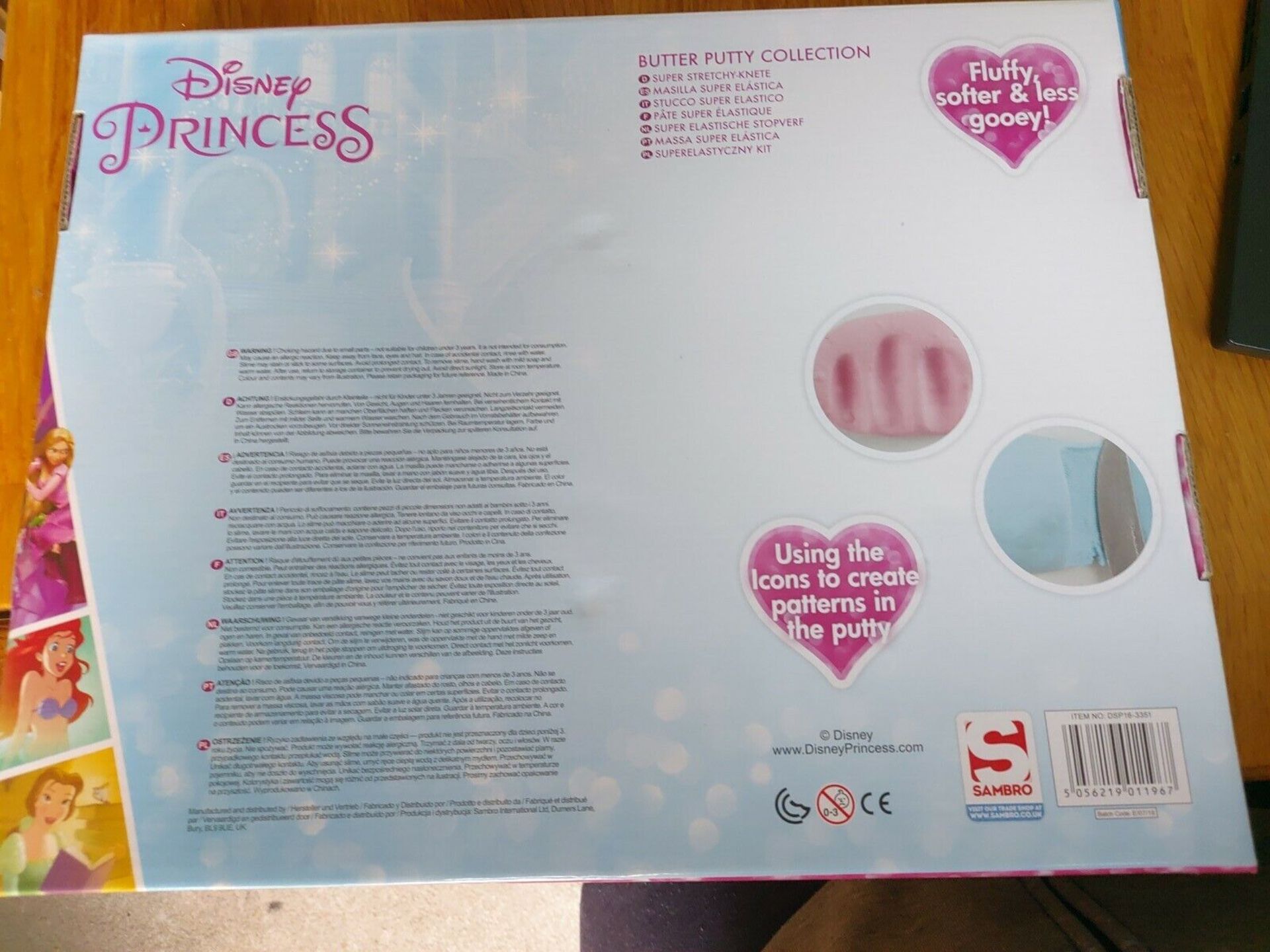 3x Disney Princess Butter Putty Collection Brand - Image 2 of 2