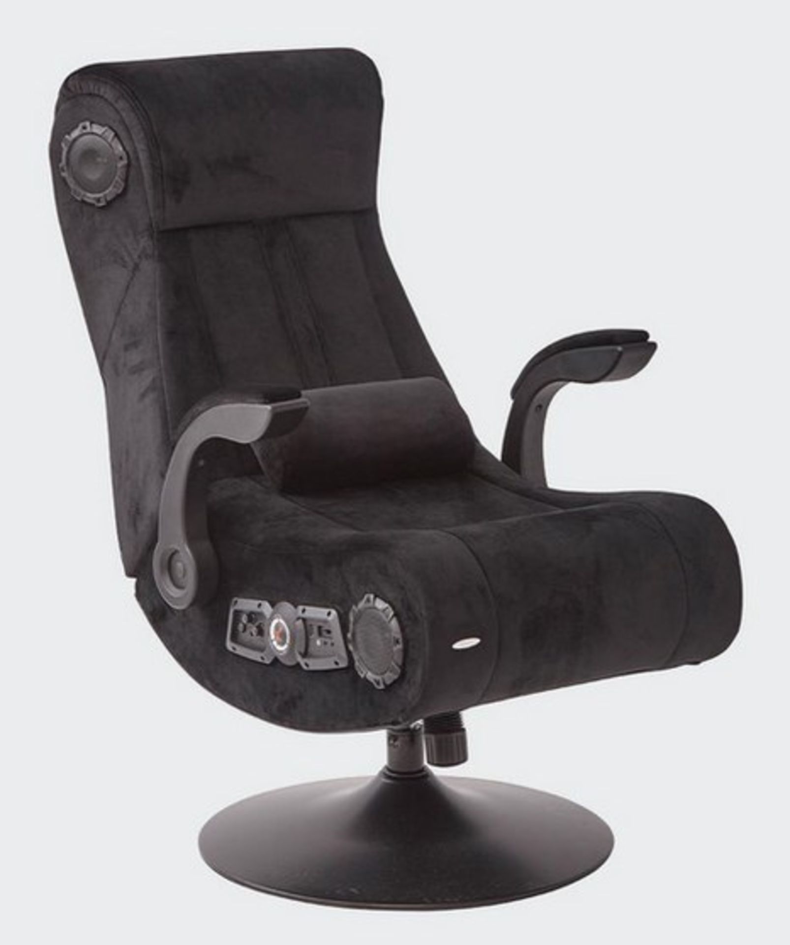 (21/R3) RRP £289.99. X Rocker Deluxe 4.1 Multi Media Gaming Pedestal Chair With Vibration Black.... - Image 3 of 11
