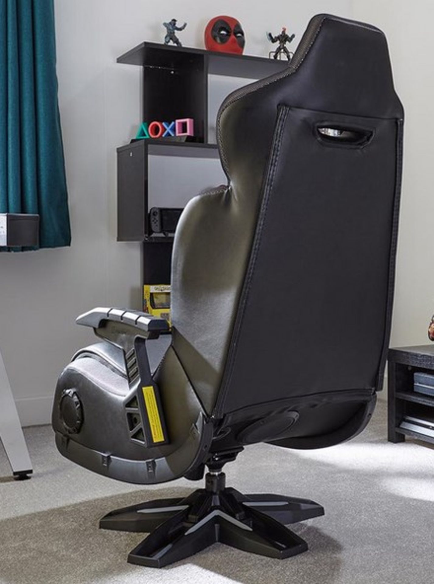 (12/P) RRP £399. X Rocker Evo Elite RGB 4.1 Pedestal Gaming Chair. - Image 4 of 5