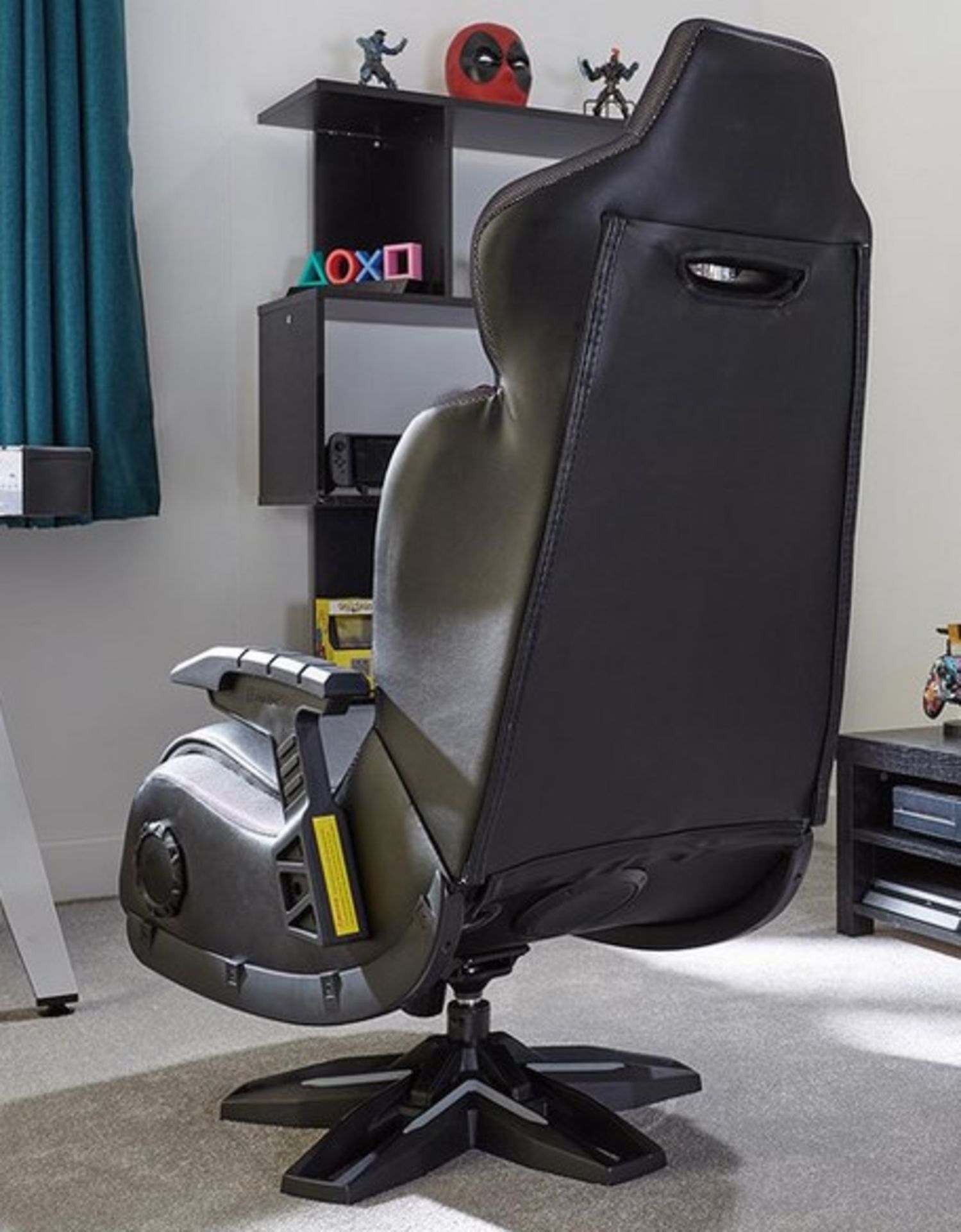 (31/R3) RRP £399. X Rocker Evo Elite LED 4.1 Audio Gaming Chair Black. (Unit Assembled. Lot Comes... - Image 4 of 12