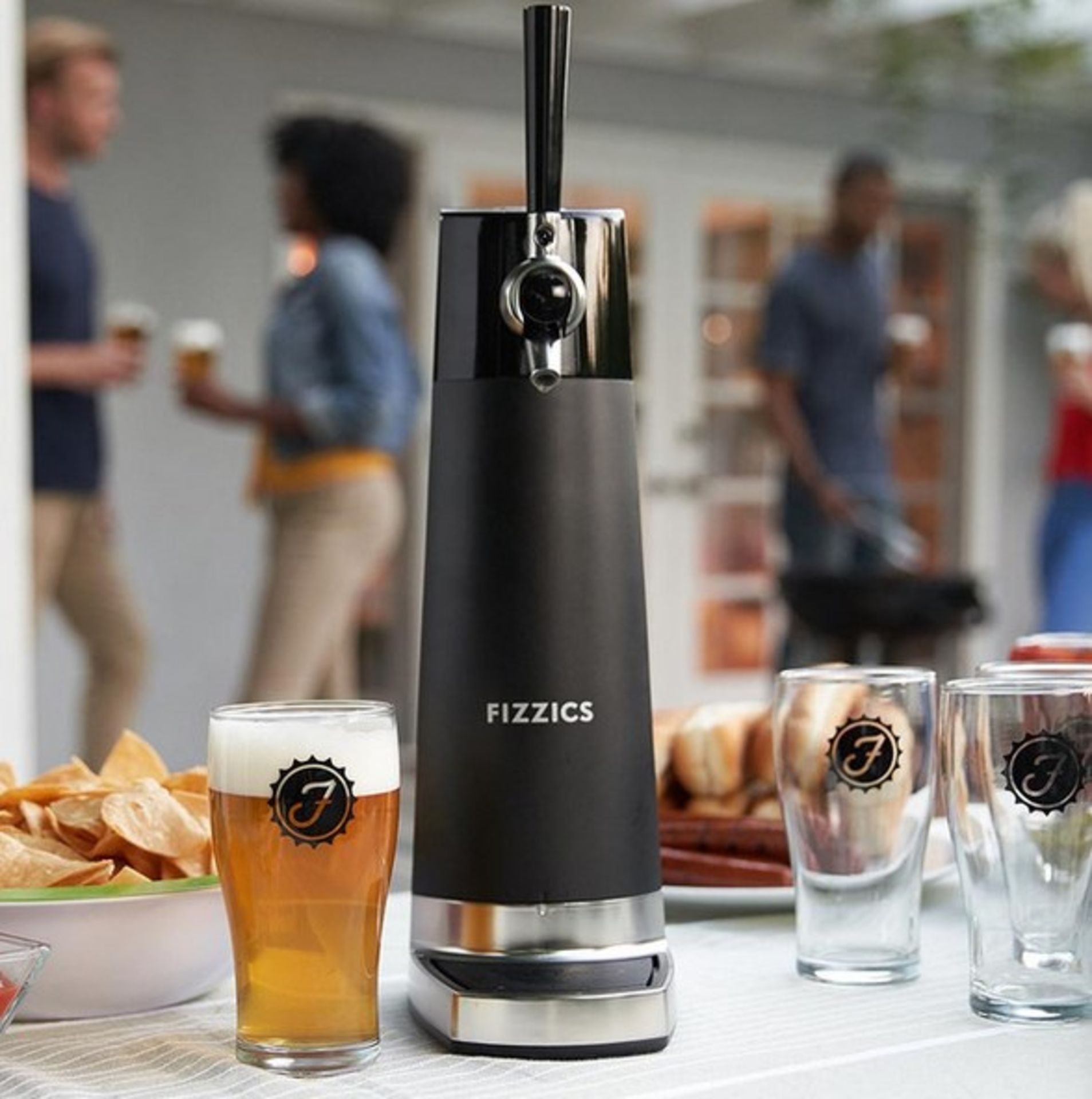 (54/5P) RRP £129.99. Fizzics Draft Pour Draft Beer Dispenser. Pull Your Own Pints At Home. Use Wi...