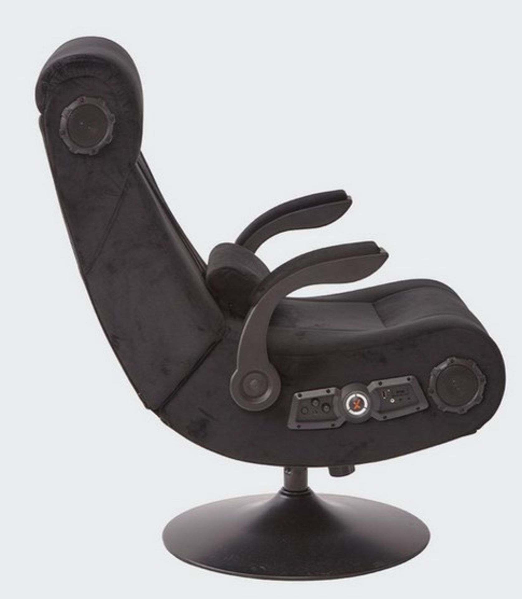 (21/R3) RRP £289.99. X Rocker Deluxe 4.1 Multi Media Gaming Pedestal Chair With Vibration Black.... - Image 4 of 11