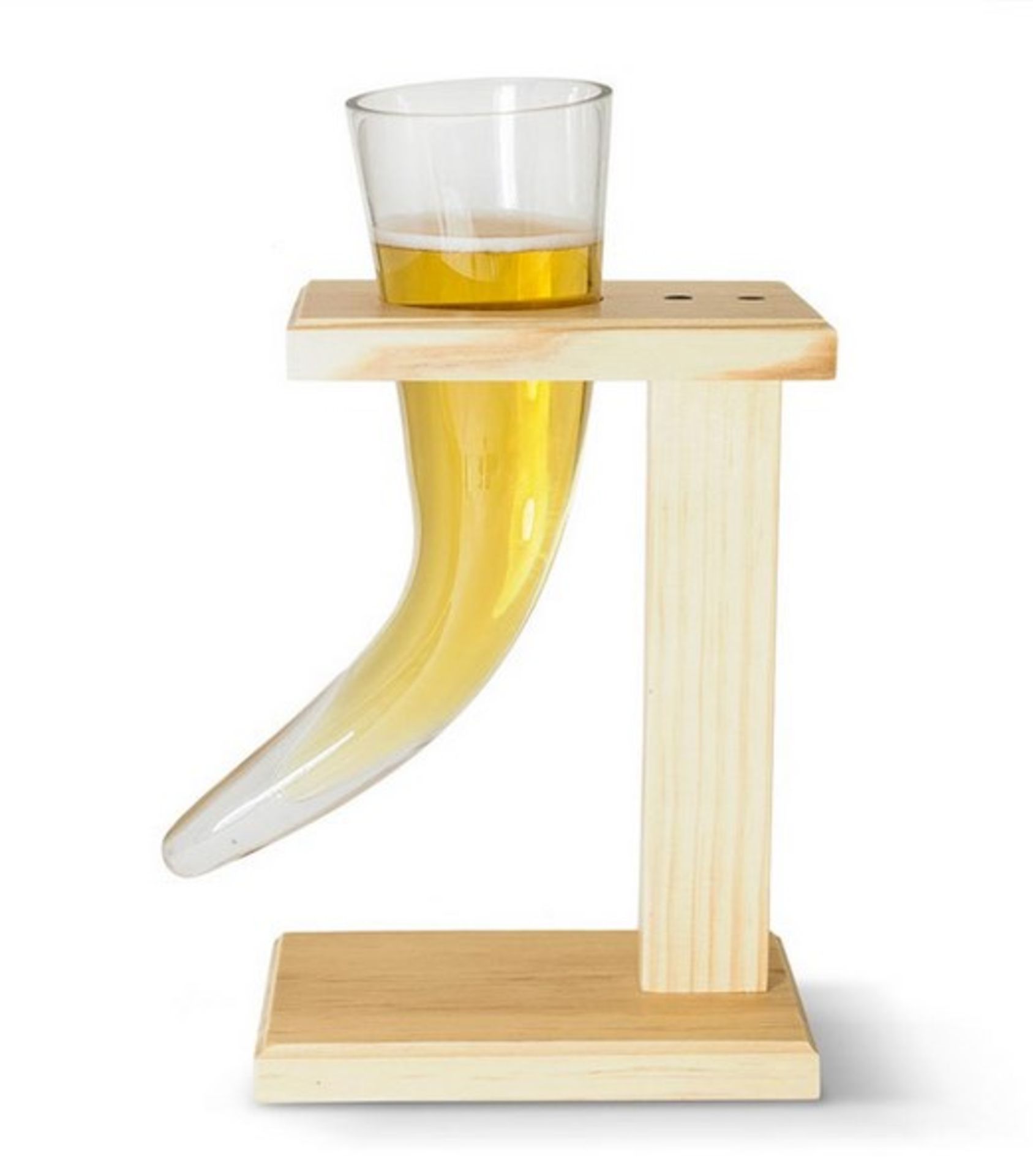 (34/5J) Lot RRP £120. 5x Viking Beer Horn With Wooden Stand RRP £20 Each. (All Units Appear As Ne... - Image 2 of 4