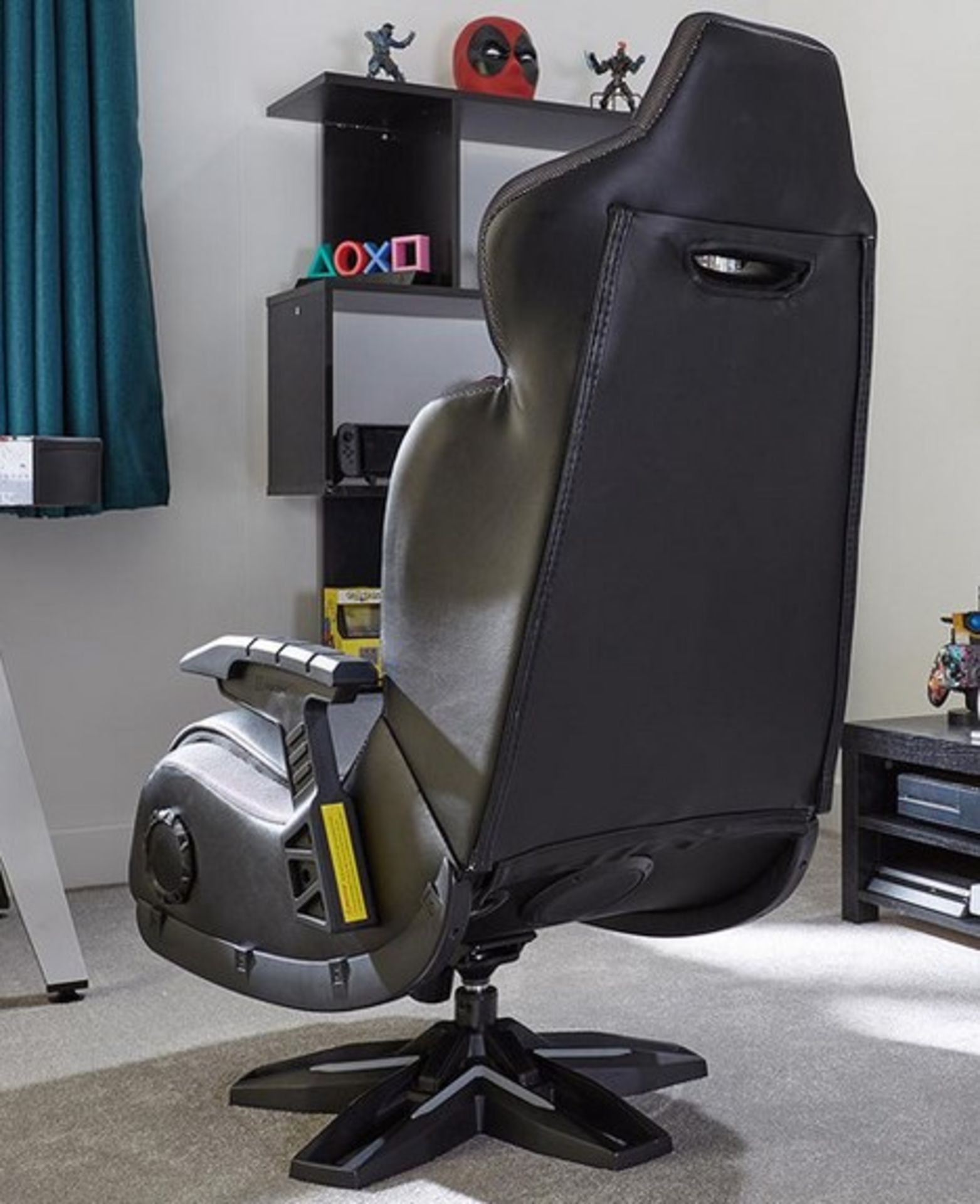 (14/P) RRP £399. X Rocker Evo Elite RGB 4.1 Pedestal Gaming Chair. - Image 2 of 5