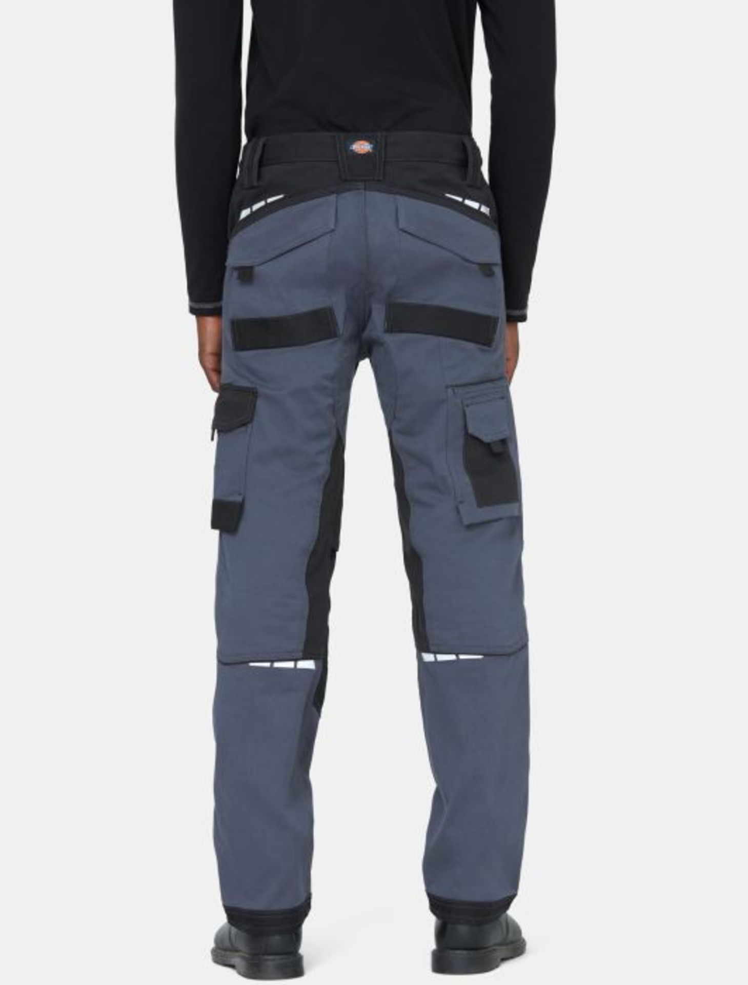Brand New Dickies GDT Premium Workwear Trousers - Grey/Black (WD4901) 28R - Image 2 of 3