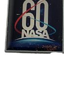 NASA 60th Anniversary Limited Edition Pin, NASA Flown Metal!