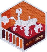 NASA Mars 2020 - NASA Mars Perseverance Jezero Crater, Mars Embroidered Patch