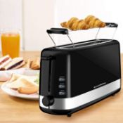 New Long Slot Toaster with 7 Levels and Crumb Drawer, Auto Pop-Up Toaster with Defrosting and War...
