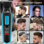 Eunon Hair Clippers Men, Professional Men's Beard Trimmer, Cordless Rechargeable Clippers RRP £43