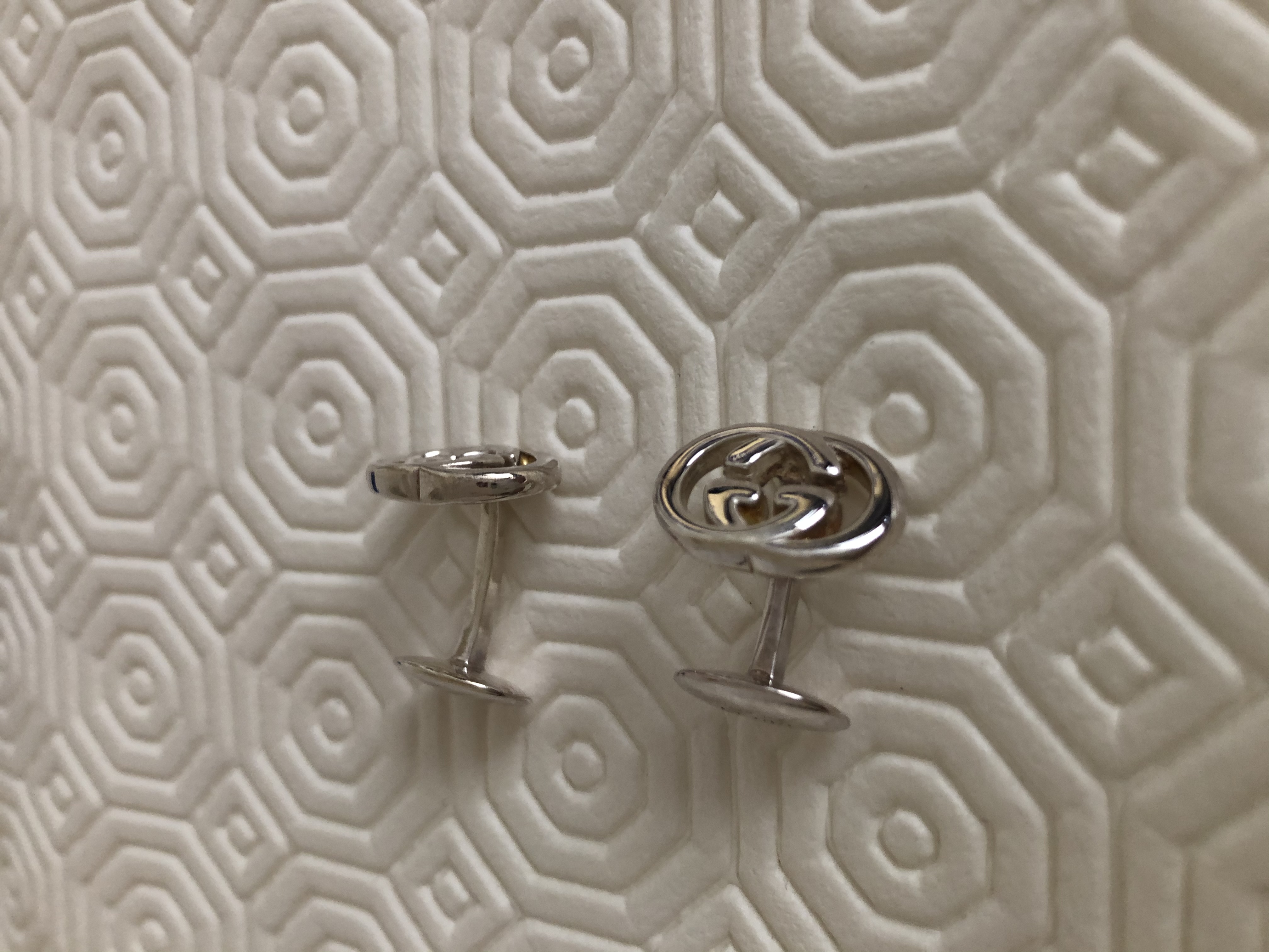 Gucci Silver Cuff Links