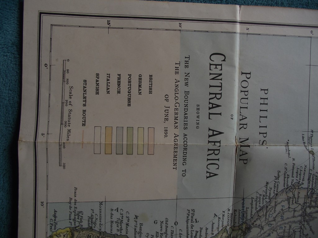 Philip's Popular Map of Central Africa - Anglo-German Agreement June 1890 - Bild 2 aus 16