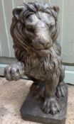 Antique Statue Lion Stunning Item For The Garden