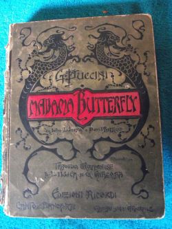 Giacomo Puccini - Madama Butterfly - G Ricordo & Co.- Italy - Feb. 1904 1st Edition