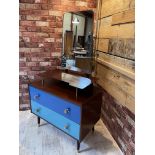 Astons of Wrexham Teak dressing table and mirror, MCM c1950s