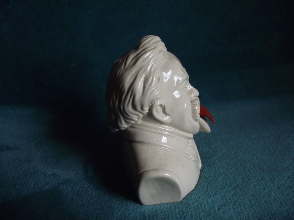 Rare - Antique Lloyd George head stamp damper with original red felt - circa 1914 - Bild 2 aus 10