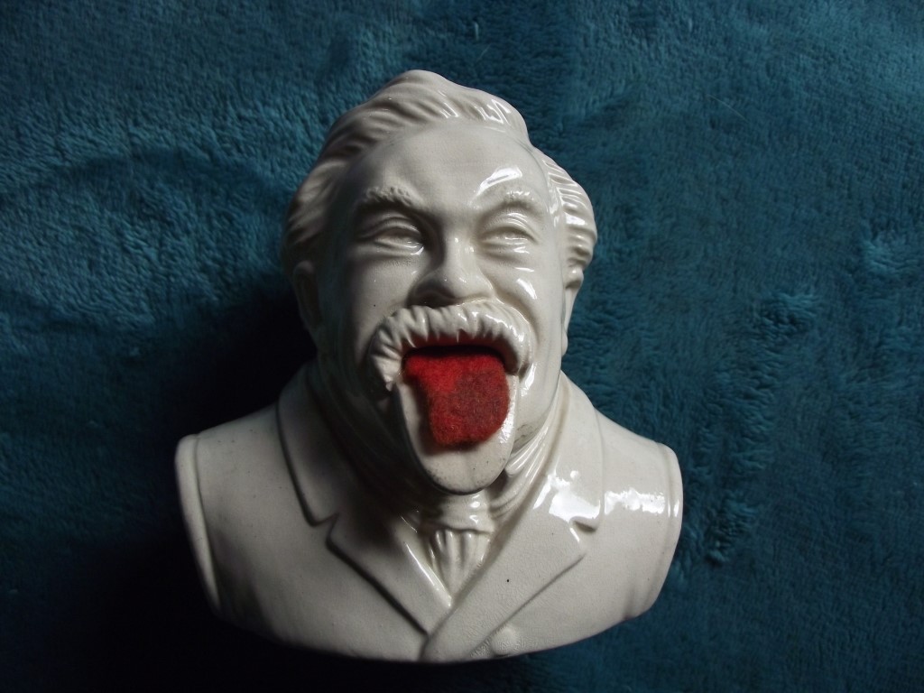 Rare - Antique Lloyd George head stamp damper with original red felt - circa 1914 - Bild 7 aus 10