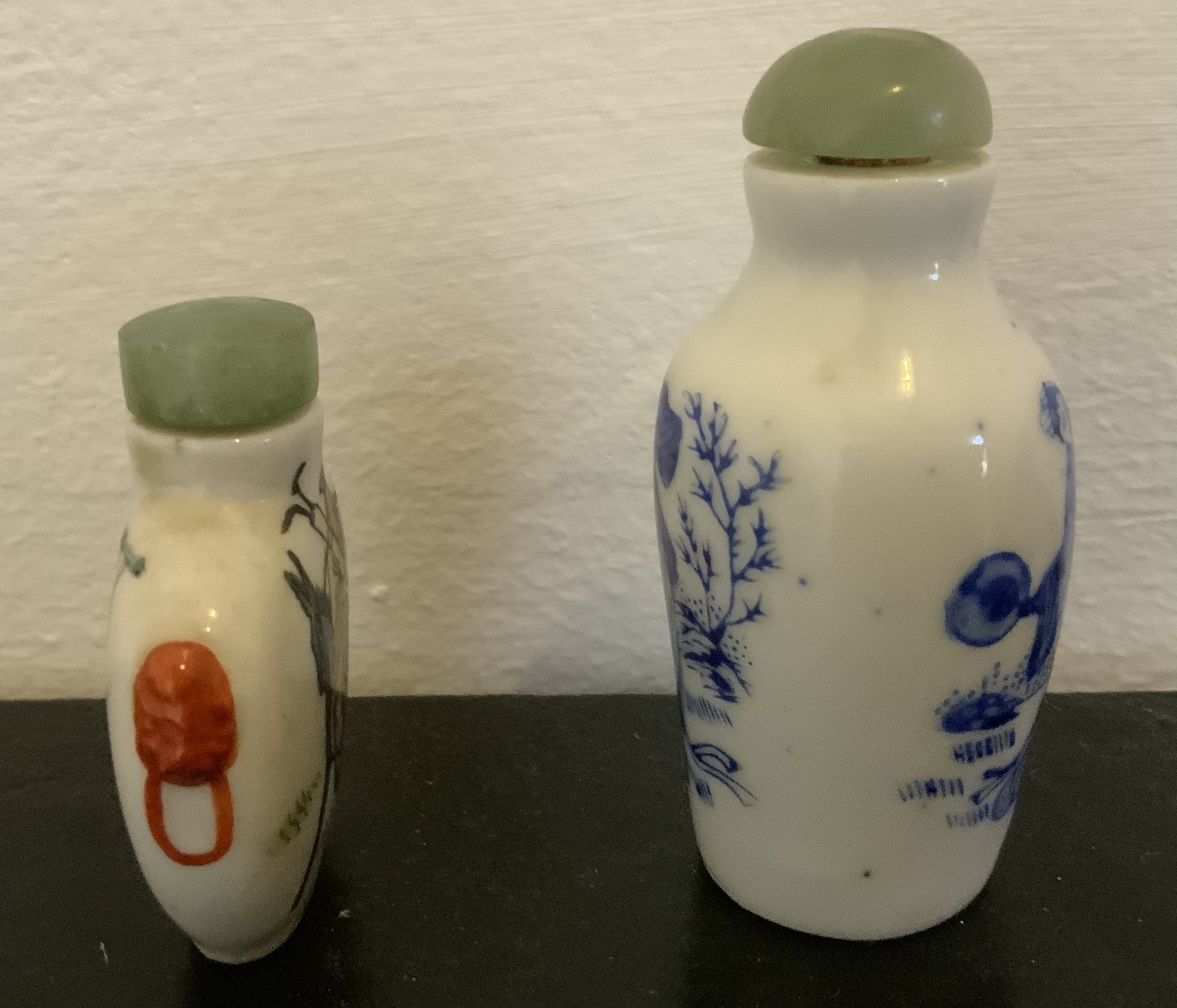 Two Chinese Qing Snuff Bottle late 19th early 20th century - Bild 3 aus 4