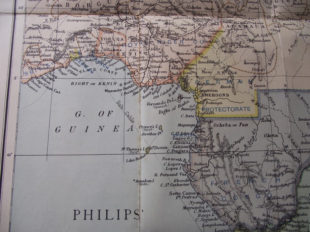 Philip's Popular Map of Central Africa - Anglo-German Agreement June 1890 - Bild 10 aus 16