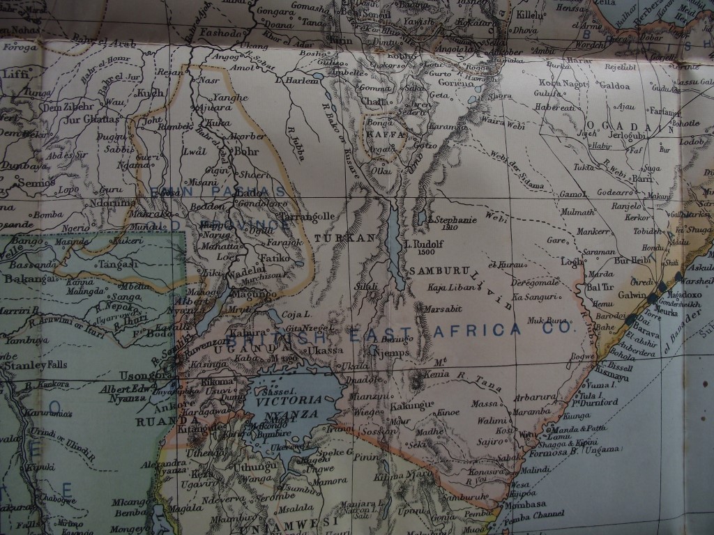 Philip's Popular Map of Central Africa - Anglo-German Agreement June 1890 - Bild 11 aus 16