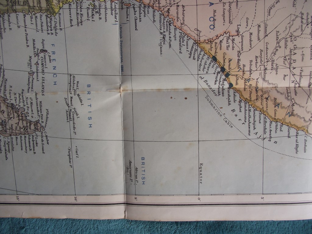 Philip's Popular Map of Central Africa - Anglo-German Agreement June 1890 - Bild 5 aus 16
