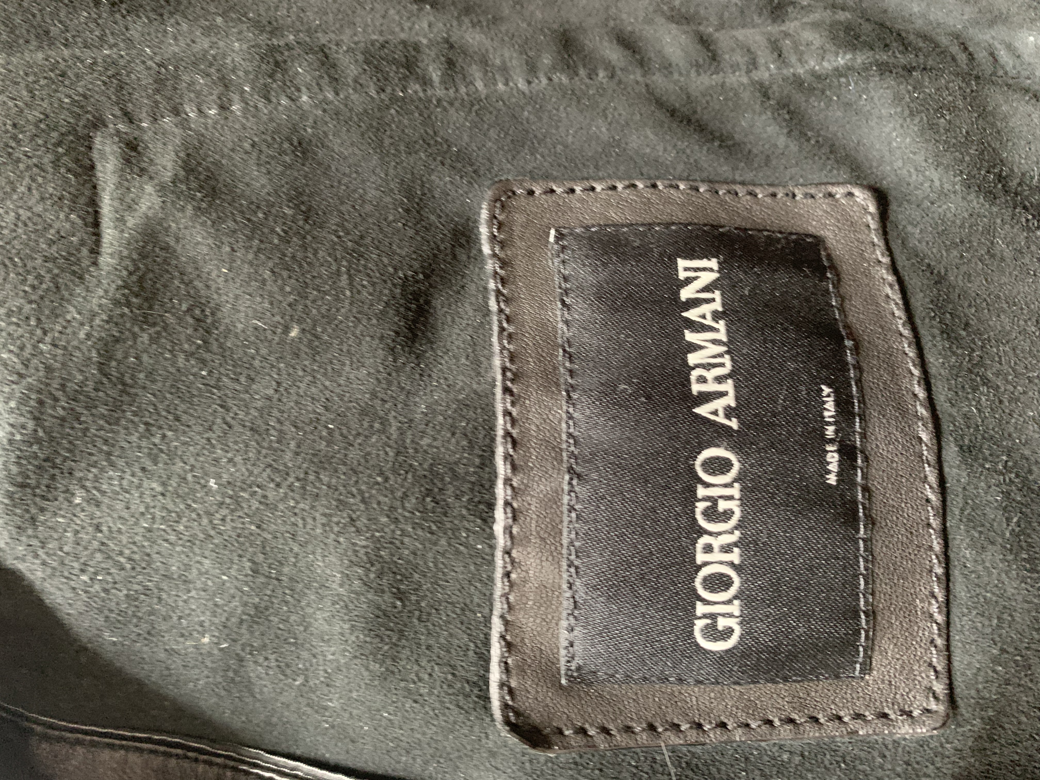 Armani Collezioni Lambskin Jacket - Image 3 of 3