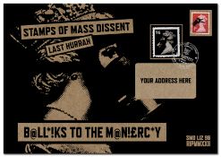 Jimmy Jimmy ‘SOLD OUT’ Stamps of Mass Dissent 'Last Hurrah LIZ 96' Cash-In Special - Last Day Cov...