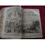 1736 Holy Bible - 132 pages of Engravings - John Sturt + Maps """"Sacred Geography""""