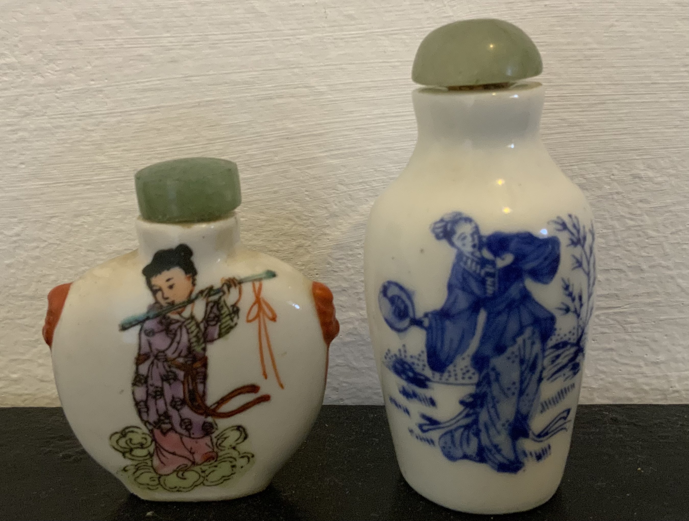 Two Chinese Qing Snuff Bottle late 19th early 20th century - Bild 2 aus 4