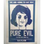 PURE EVIL, Graffiti & Stencil CAR BOOT JACKIE (Blue) Artists Proof by Pure Evil, Charles Uzzell-E...