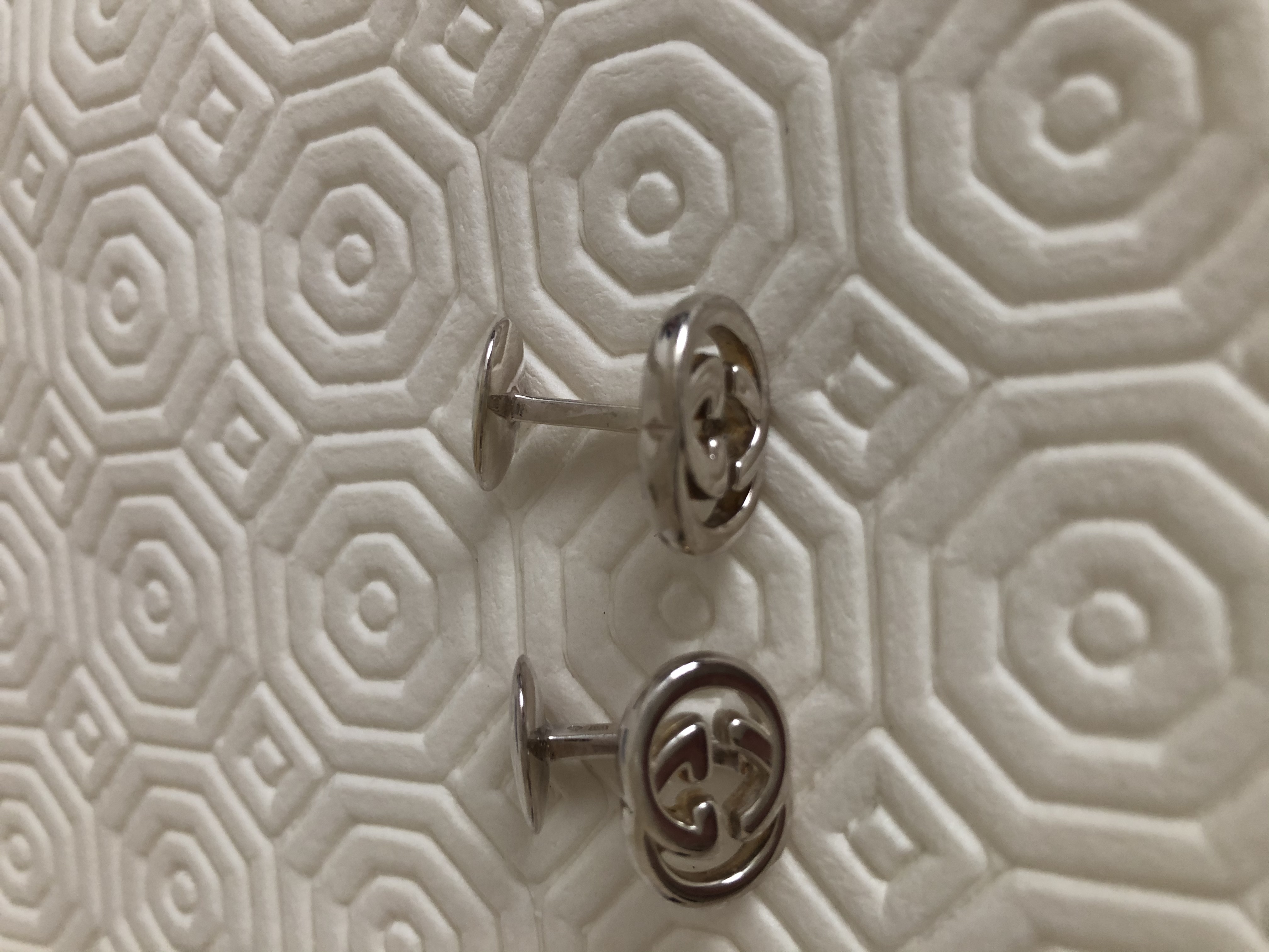 Gucci Silver Cuff Links - Image 3 of 4