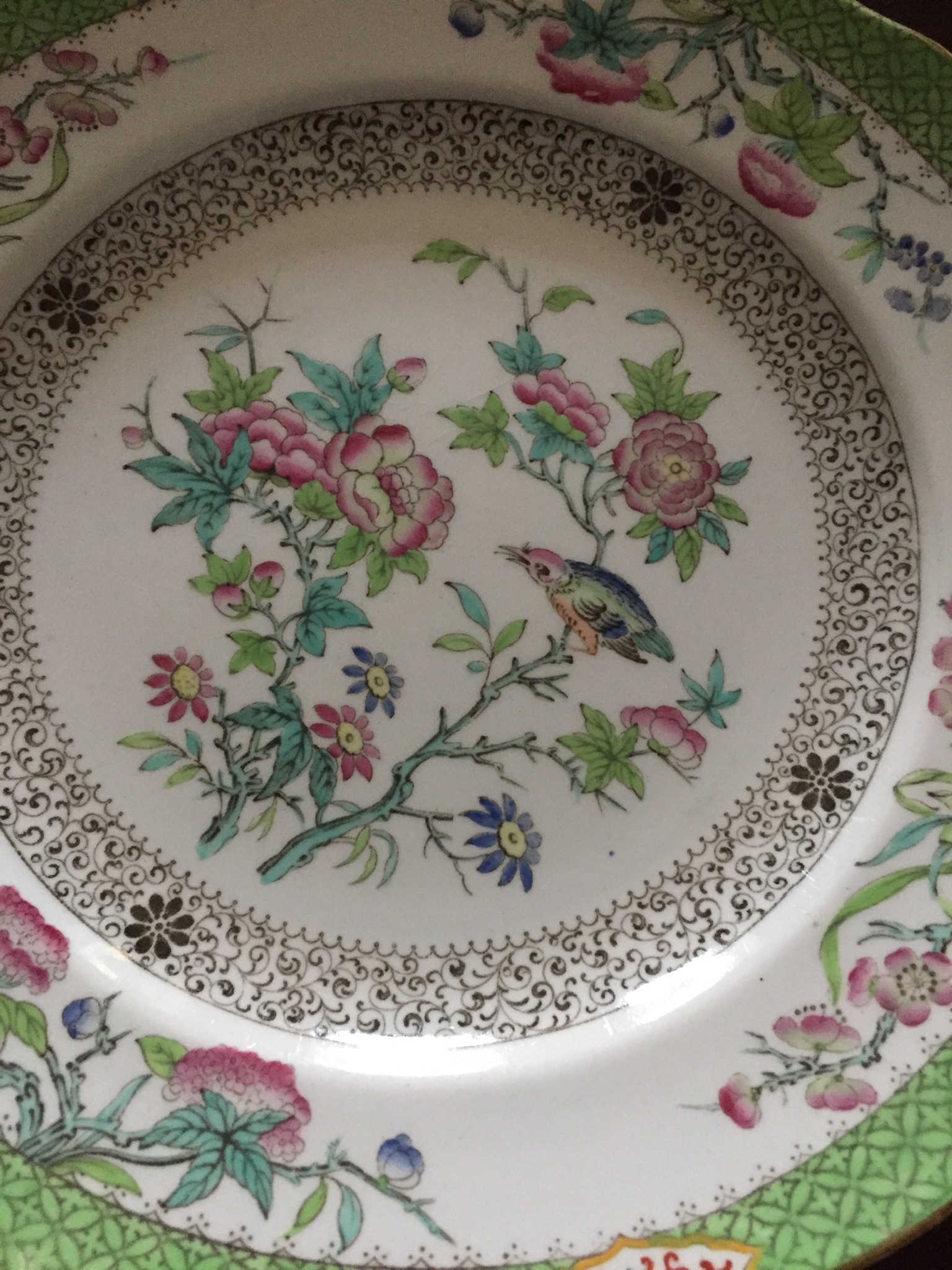 Rare c1836 Felspar Porcelain Fruit/Dessert Plates and Two Serving Compotes - Bild 5 aus 6