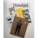 Six WSM Dismaland Bemusement Park Souvenirs including found Banksy ‘free art’ 2015