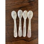 Vintage Mother of Pearl Caviar Spoons