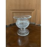 Victorian Crystal Salt Cellar .