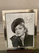 Signed Photo of Claudette Colbert