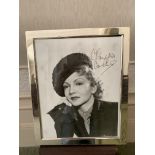 Signed Photo of Claudette Colbert