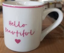 (92/2C) Lot RRP £90. 6x Hello Beautiful Mug 6PK RRP £15 Each. (All Units Are New).